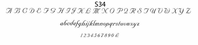 haute papier script S34
