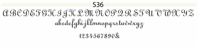 haute papier script S36