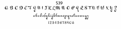 haute papier script S39
