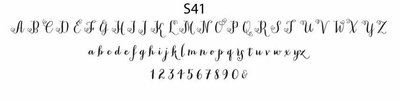 haute papier script S41