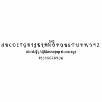 haute papier script S42