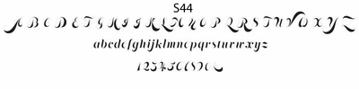 haute papier script S44