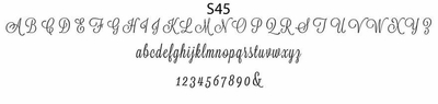 haute papier script S45