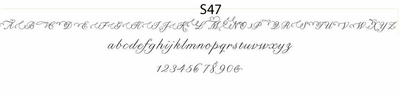haute papier script S47