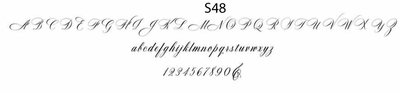 haute papier script S48