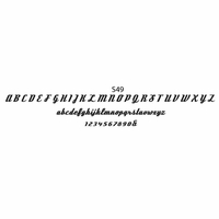 haute papier script S49