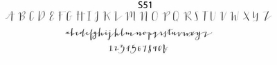 haute papier script S51
