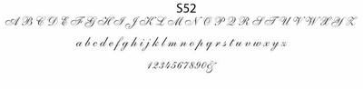 haute papier script S52