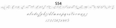 haute papier script S54