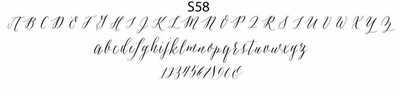 haute papier script S58