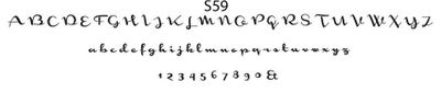 haute papier script S59