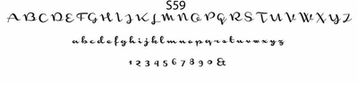 haute papier script S59