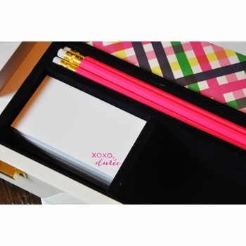 haute papier v2 navy stationery wardrobe