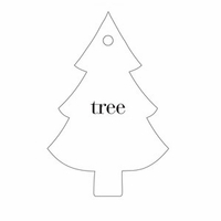 hautepapier letterpress tree tag