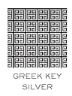 hautepapier pencil greek key silver