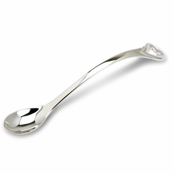 Heart Sterling Silver Baby Feeding Spoon