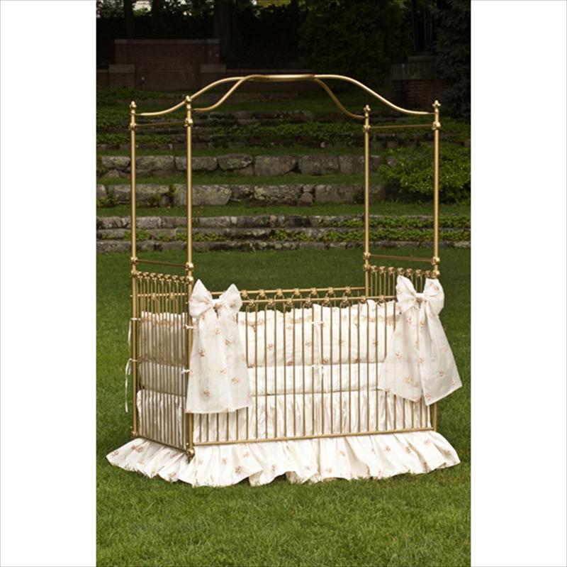 heirloom iron canopy crib by corsican