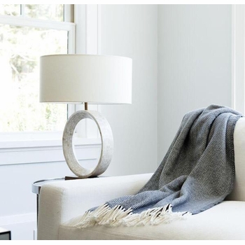Herringbone Fringed Throw (Several Colors Available)