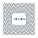 herringbone gray square paper coaster<br>set of 50