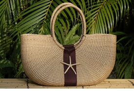 Hobe Sound Starfish Basket Bag