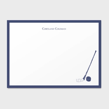 Hockey Personalized Kids Stationery