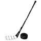 hockey stick and puck