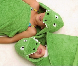 Hooded Alligator Towel