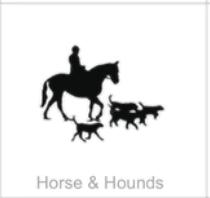 soundview millworks monograms equestrian horse and hounds
