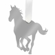 Horse Christmas Ornament - Silver