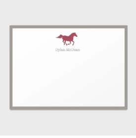 Horse Personalized Kids Stationery