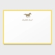 Horse Social Personalized Kids Stationery