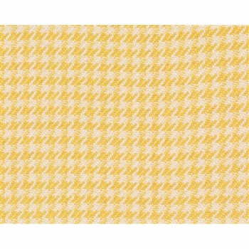 Houndstooth/Butter 1019 Fabric by the Yard