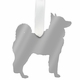 Husky Christmas Ornament - Gold