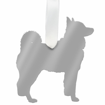 Husky Christmas Ornament - Gold