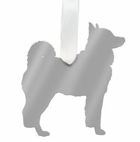 Husky Christmas Ornament - Silver