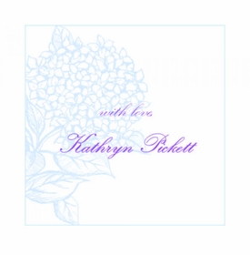 Hydrangea Baby Gift Stickers