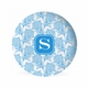 hydrangea children's melamine plate