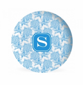 hydrangea children's melamine plate