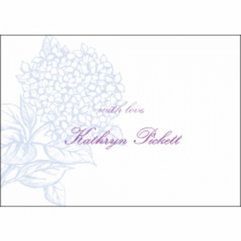 hydrangea enclosure card