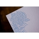 hydrangea folded place cards