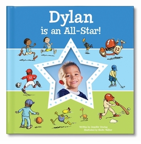 I'm an all-star personalized book (blue)