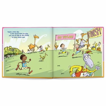 I'm an all-star personalized book (pink)