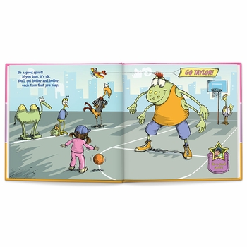 I'm an all-star personalized book (pink)