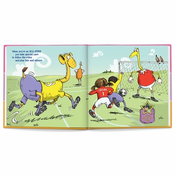 I'm an all-star personalized book (pink)