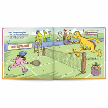 I'm an all-star personalized book (pink)