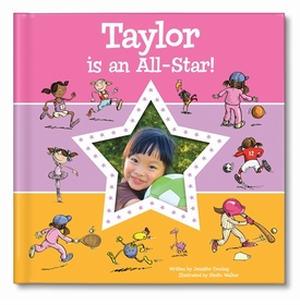 I'm an all-star personalized book (pink)