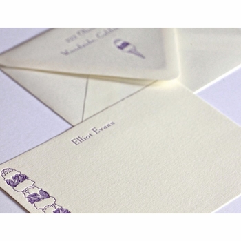 ice cream  baby stationery