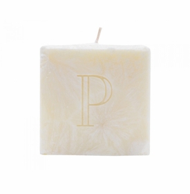 Initial Palm Wax Candle
