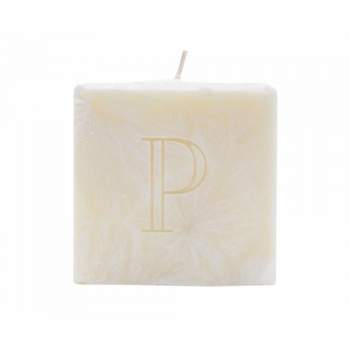 Initial Palm Wax Candle