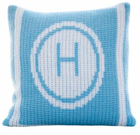 Initial Stamp Pillow